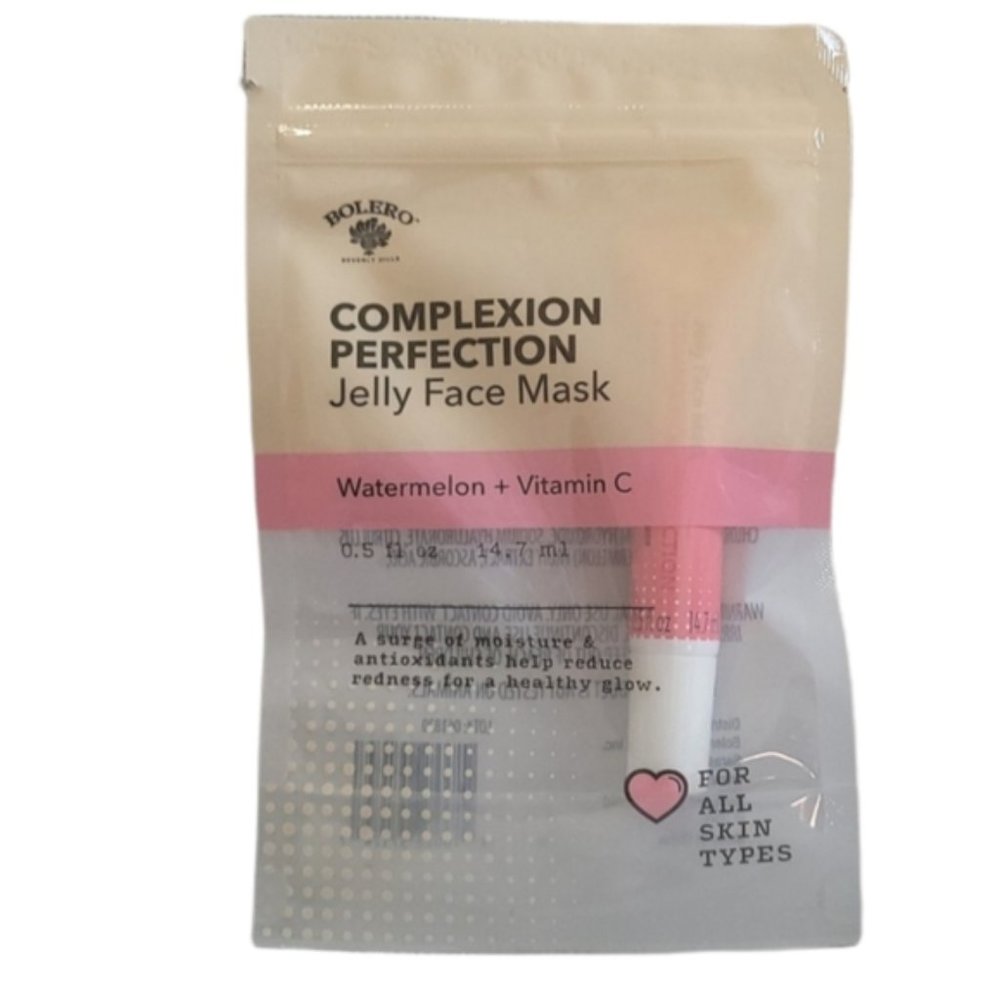 Complexion Perfection Jelly Face Mask Watermelon + Vitamin C by Bolero , 0.5 oz